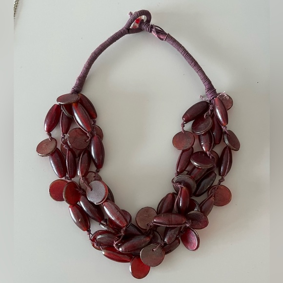 Grecian Glass Necklace - Picture 1 of 2